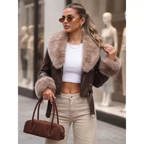  Női kabát DSTREET TY5979 BARNA 