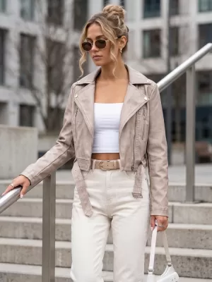Női kabát DSTREET TY5719 KHAKI