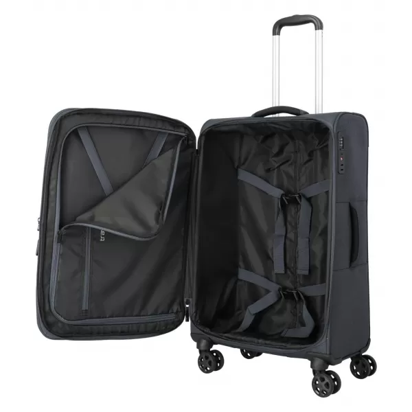 Bőrönd TRAVELITE Kick Off 4w M exp ANTRACIT 