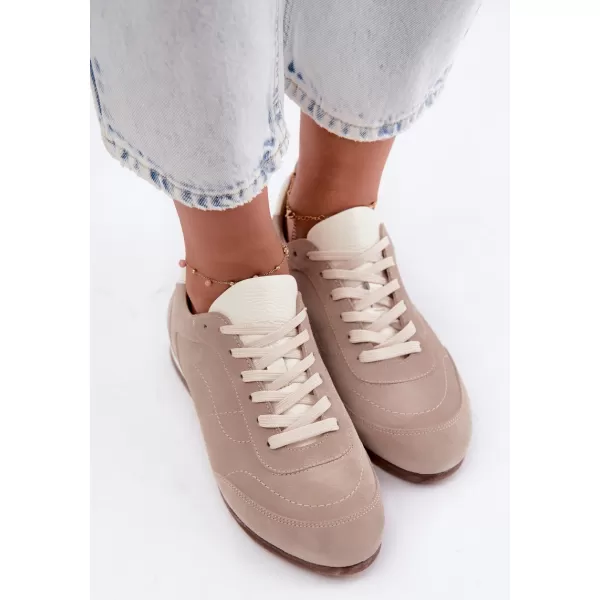  Női tornacipő ZAZOO N1414/528/1098 BEIGE 