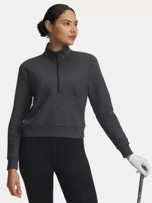 Női pulóver UNDER ARMOUR DRIVE MIDLAYER PULLOVER 6005752-004 FEKETE