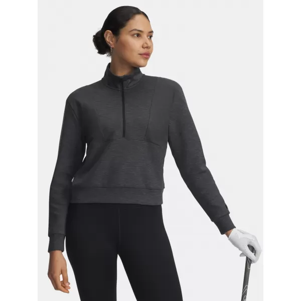  Női pulóver UNDER ARMOUR DRIVE MIDLAYER PULLOVER 6005752-004 FEKETE 