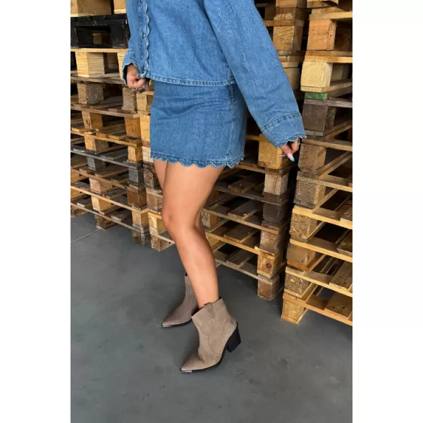  Női csizma BOTO 6397 KHAKI 