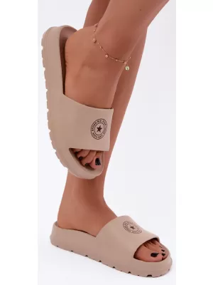 Női papucs BIG STAR SHOES UU274074 BARNA ÉS BÉZS ÁRNYALATAI