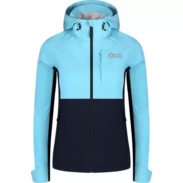  Női softshell kabát NORDBLANC BLINK NBSSL8320 VILÁGOSKÉK 