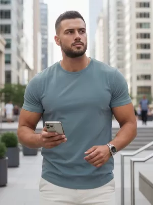 Férfi póló DSTREET RX5678 KÉK