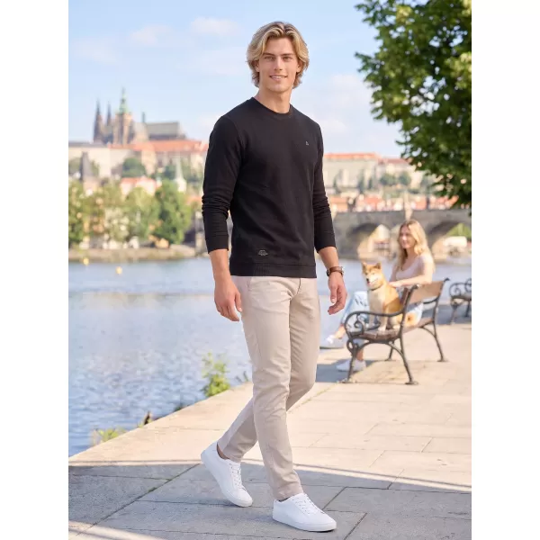  Férfi pulóver ALTISPORT ICES FEKETE 