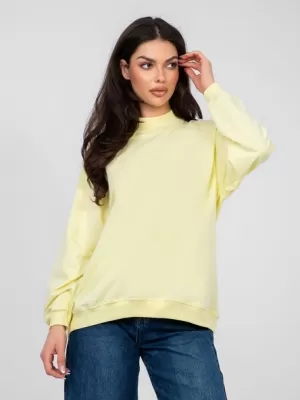 Női pulóver BASIC FEEL GOOD RV-BL-5185.93P ÉLÉNK SÁRGA