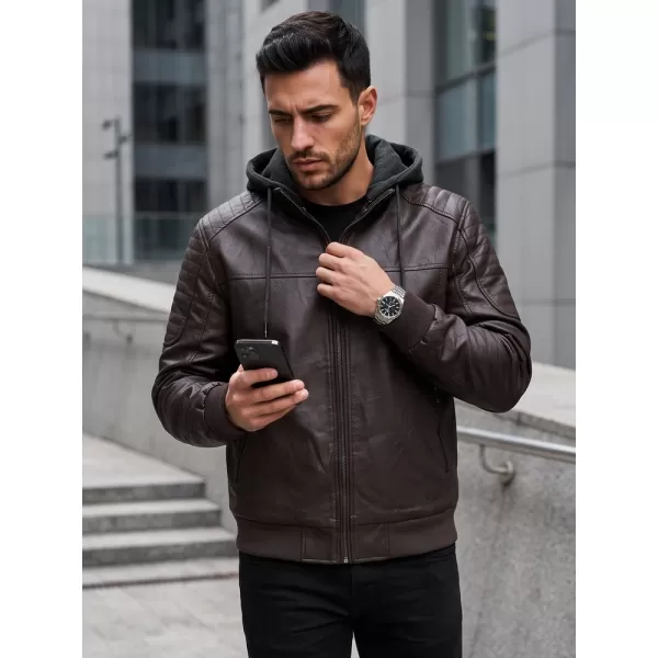  Férfi dzseki DSTREET TX5140 BARNA 
