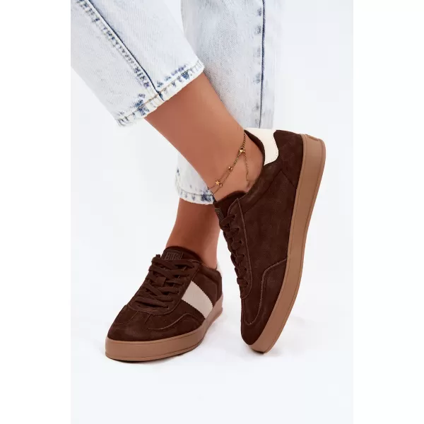  Női tornacipő BIG STAR SHOES UU274008 BARNA/BÉZS 