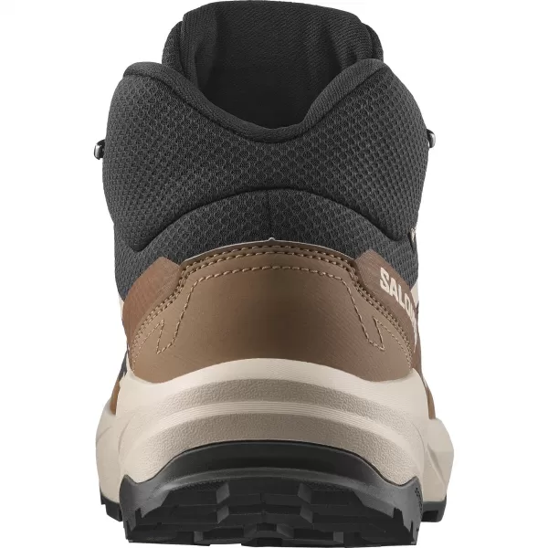 Férfi cipők SALOMON OUTSCAPE MID GTX L45410800 FEKETE/ESŐS NAP/PRÉRIFARKASBARNA 
