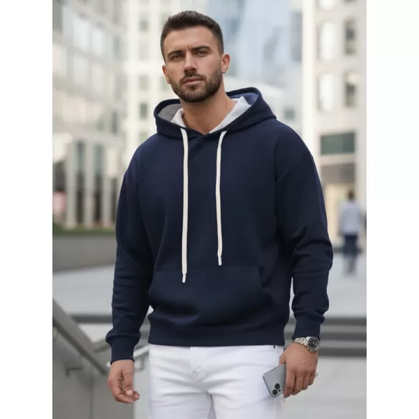  Férfi pulóver DSTREET BX5949 SÖTÉTKÉK 