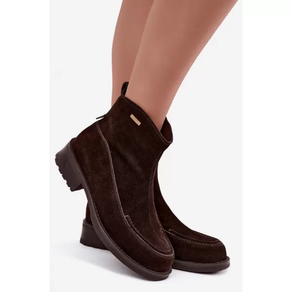  Női bokacsizma BIG STAR SHOES UU274602 BARNA/BÉZS ÁRNYÉKOK 