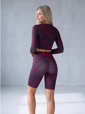 Női prémium térdig érő leggings (új méretek) ALTISPORT VOJ/ALW072LEG06 BORVÖRÖS