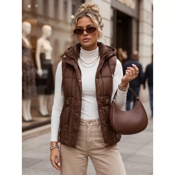 Női mellény DSTREET TY5975 BARNA 
