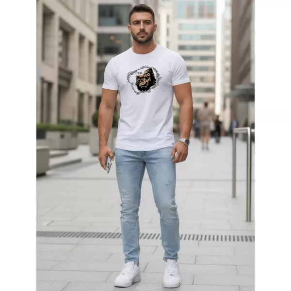  Férfi póló DSTREET NX5085R-WH FEHÉR 