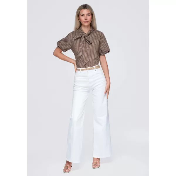  Női ing OMBRE OW-SH-E0067 BARNA 