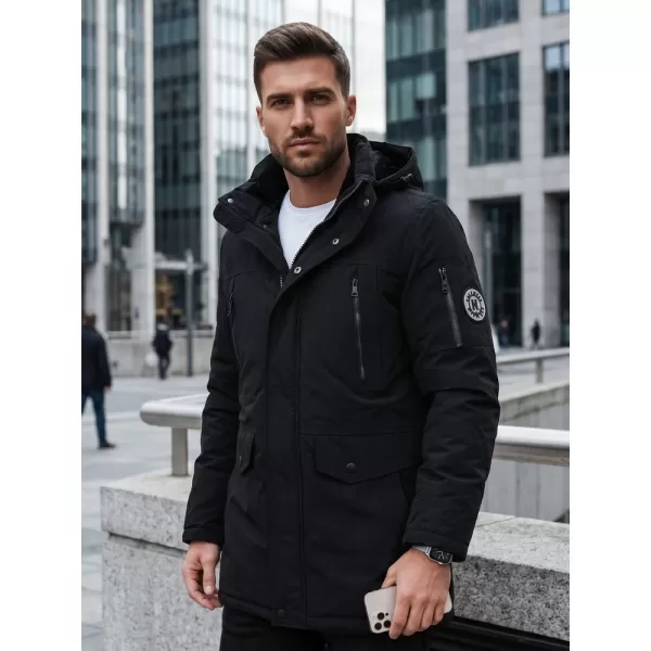  Férfi dzseki DSTREET TX5105 FEKETE 