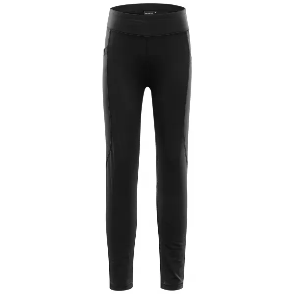  Gyermek leggings ALPINE PRO GEMSO FEKETE 