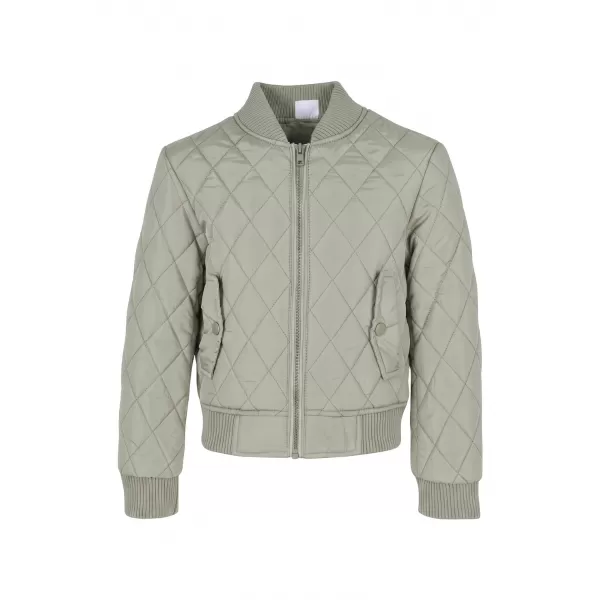  Lány steppelt kabát URBAN CLASSICS UCK806-03259 LÁGY SALVIA 