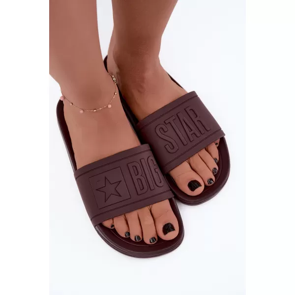  Női papucs BIG STAR SHOES UU274072 BARNA 