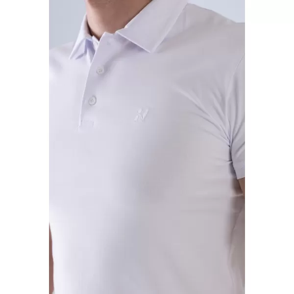  Férfi pólók NEBBIA MIKE MUSCLE FIT POLO 157 FEHÉR 