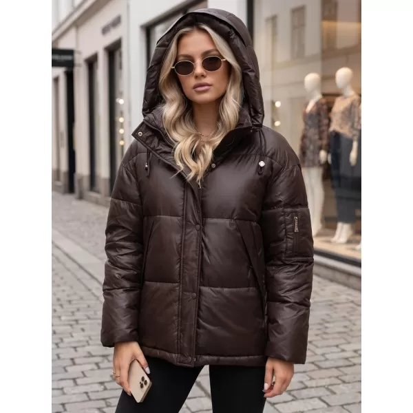  Női kabát DSTREET TY5965 BARNA 