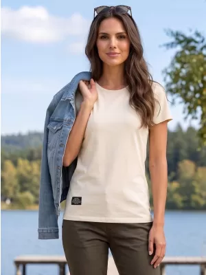 Női póló ALTISPORT NP/ALWST26001 TERMÉSZETES