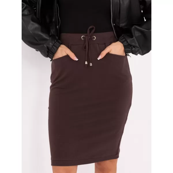  Női szoknya BASIC FEEL GOOD RV-SD-4793-1.32 SÖTÉTBARNA 