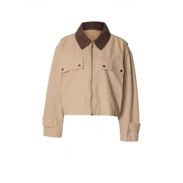  Női kabát URBAN CLASSICS TB7726 SZAKSZERVEZETI BÉZS 