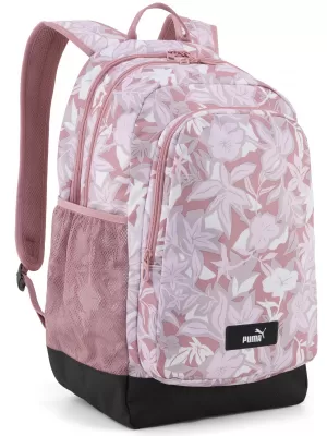 Hátizsák PUMA ACADEMY AOP BACKPACK 09115028 SÖTÉT RÓZSAFA/VIRÁGOS AOP