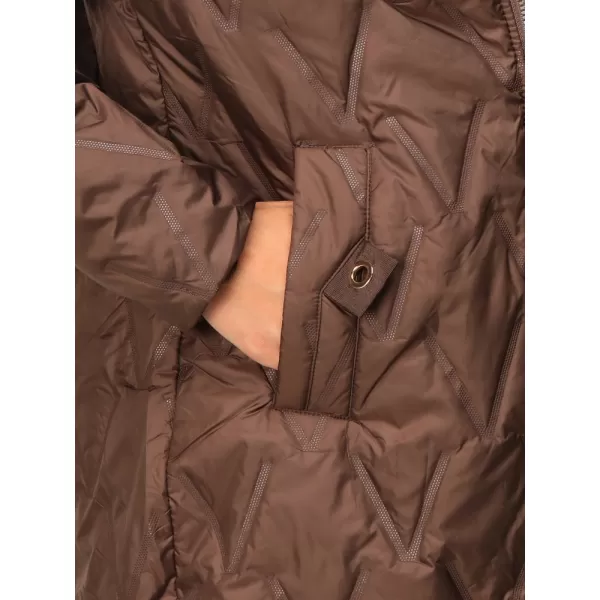  Női kabát DSTREET TY5769 BARNA 