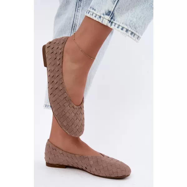  Női balerinák BOTO 9867 KHAKI 