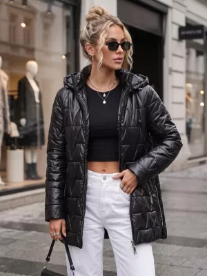 Női kabát DSTREET TY5795 FEKETE