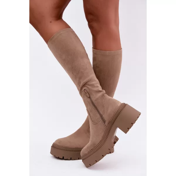  Női csizma BOTO 9671A-1 KHAKI 