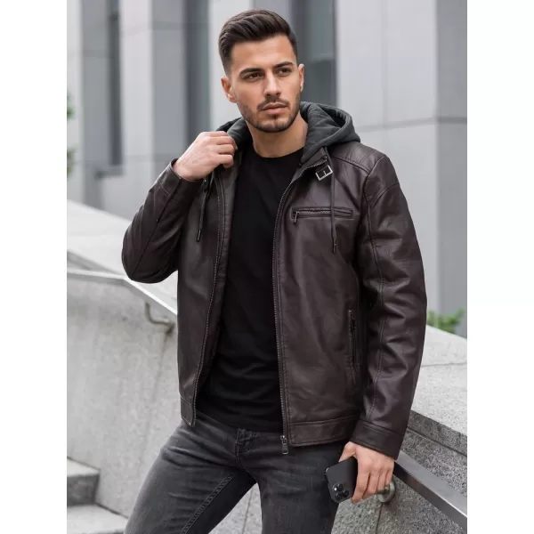  Férfi dzseki DSTREET TX5148 BARNA 