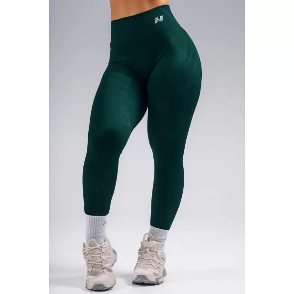  Magas derekú extra push-up leggings NEBBIA PRIMAL 850 SÖTÉTZÖLD 