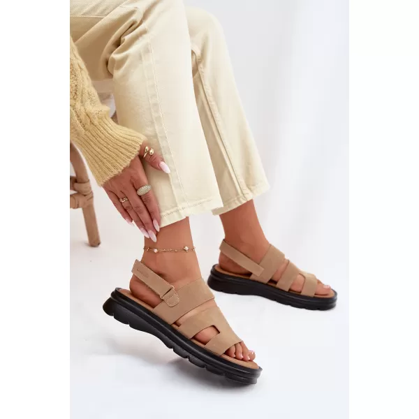  Női szandál BIG STAR SHOES TT274482 BÉZS 