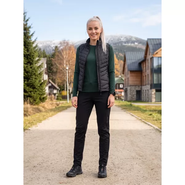  Női softshell nadrág ALPINE PRO ABARA 2 FEKETE 