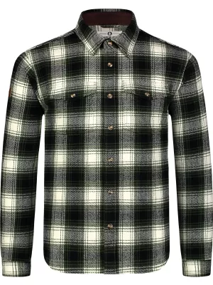 Férfi flanel ing NORDBLANC MOOR NBSSM8368 KHAKI