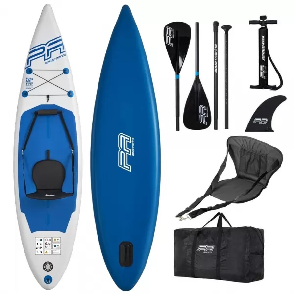  Eveződeszka AQUA MARINA Pure Air Combo 11 - 2022 KÉK/SZÜRKE 