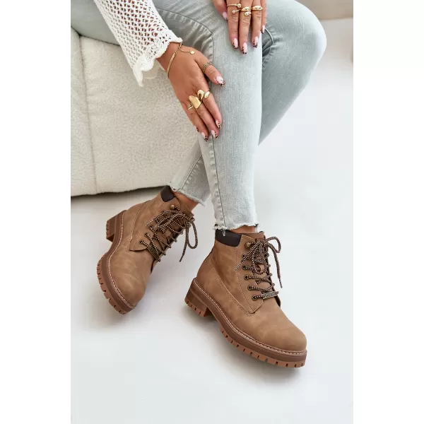  Női csizma BIG STAR SHOES OO274A289 BARNA/BÉZS 
