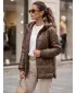 Női kabát DSTREET TY5800 BARNA