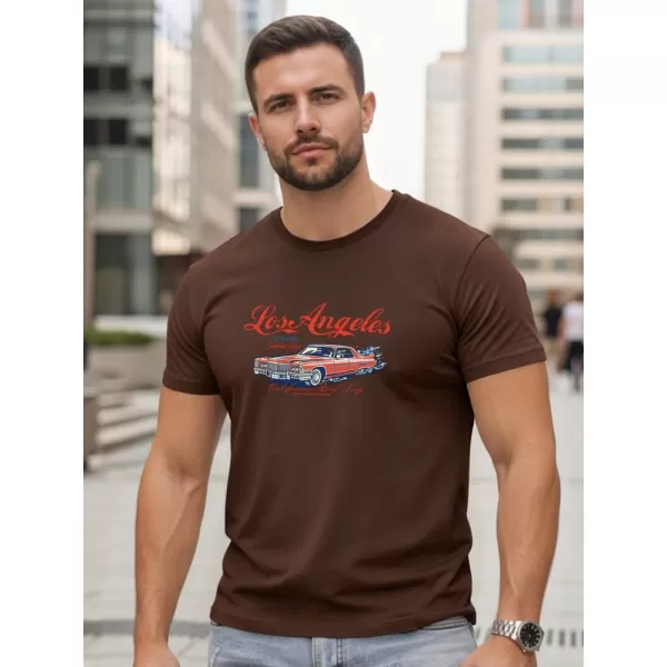  Férfi póló DSTREET NX0055R-CH BARNA 