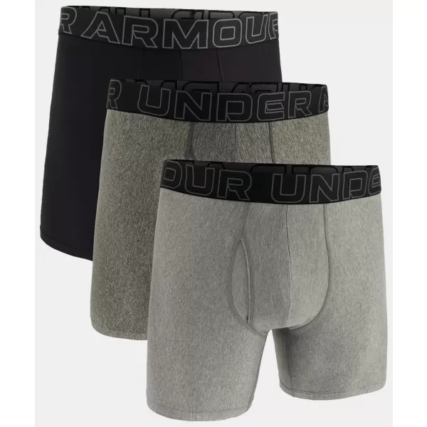 Férfi boxerek UNDER ARMOUR M UA PERF TECH 6IN (3KS) 1383878-035 SZÜRKE 