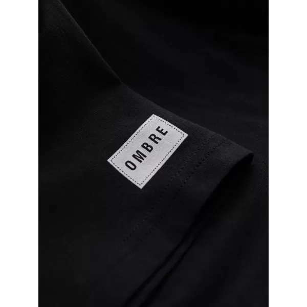  Férfi póló OMBRE OM-TSPT-0269 FEKETE 