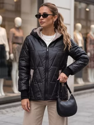 Női kabát DSTREET TY5786 FEKETE