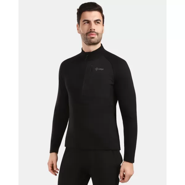  Férfi polár pulóver KILPI MONTALE-M 1M0203KI FEKETE 