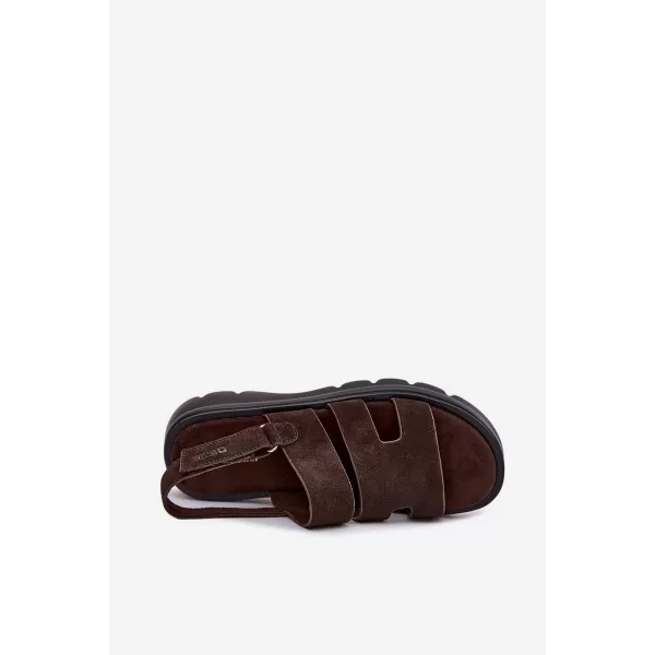  Női szandál BIG STAR SHOES TT274483 BARNA/BÉZS 