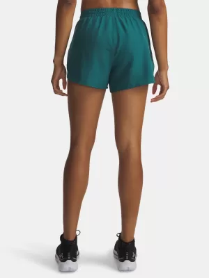 Női rövidnadrág UNDER ARMOUR UA FLY BY 3SHORTS 1382438-338 ZÖLD